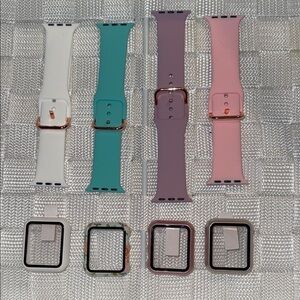Apple Watch Bands & Cases - 4 Bands, 4 Watches